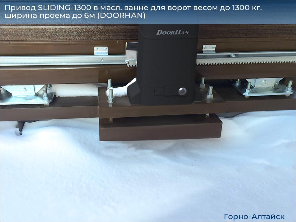 Привод SLIDING-1300 в масл. ванне для ворот весом до 1300 кг, ширина проема до 6м (DOORHAN), gorno-altaisk.doorhan.ru