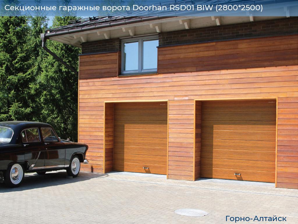 Секционные гаражные ворота Doorhan RSD01 BIW (2800*2500), gorno-altaisk.doorhan.ru