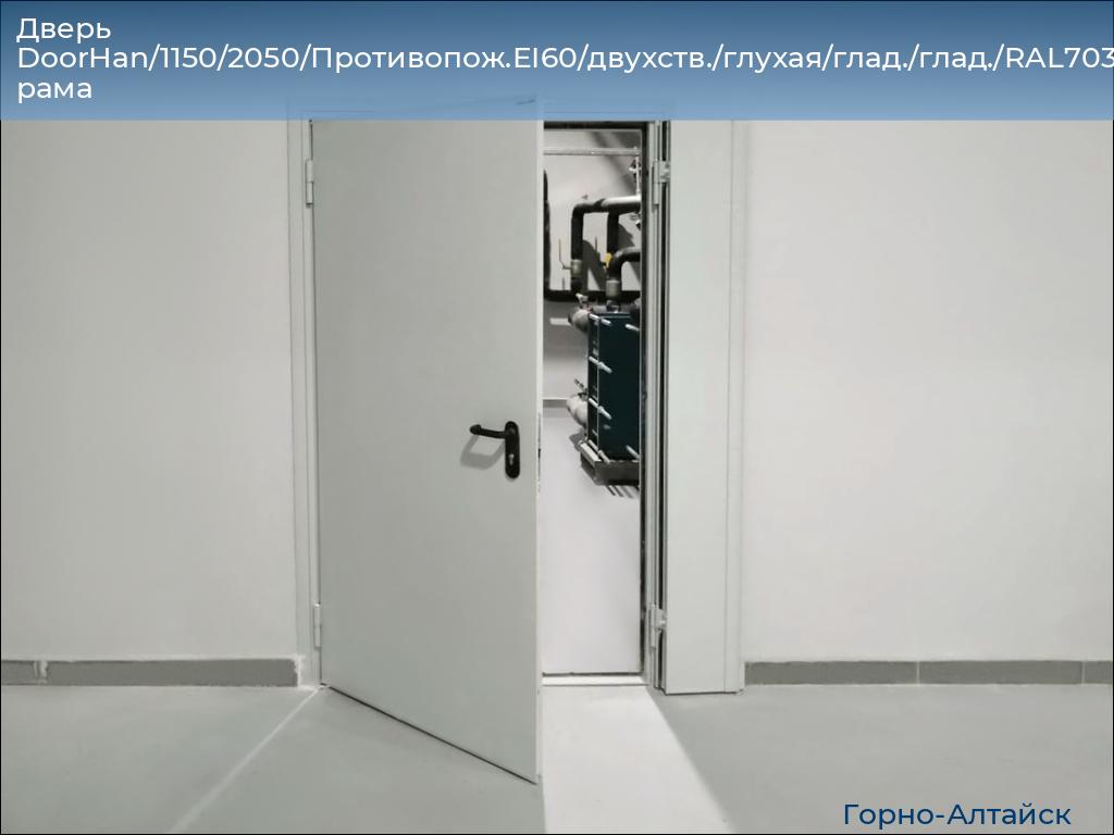 Дверь DoorHan/1150/2050/Противопож.EI60/двухств./глухая/глад./глад./RAL7035/прав./угл. рама, gorno-altaisk.doorhan.ru