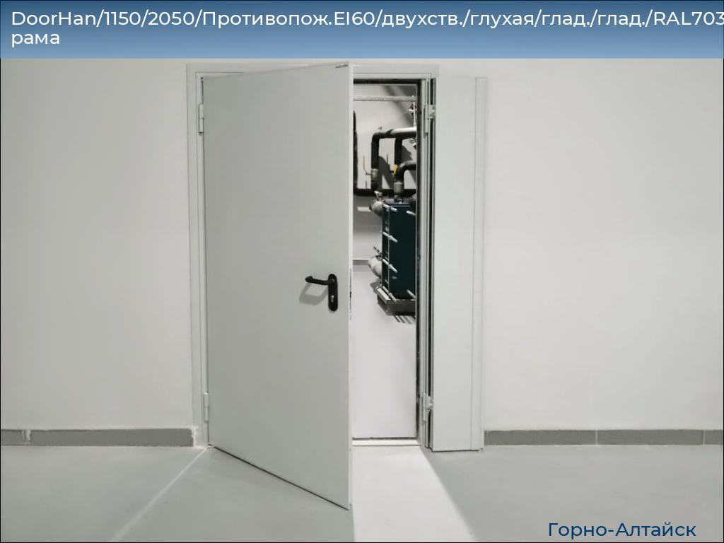 DoorHan/1150/2050/Противопож.EI60/двухств./глухая/глад./глад./RAL7035/лев./угл. рама, gorno-altaisk.doorhan.ru