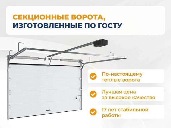 Cекционные ворота 2600х2250 мм антрацитовые DoorHan RSD02, gorno-altaisk.doorhan.ru